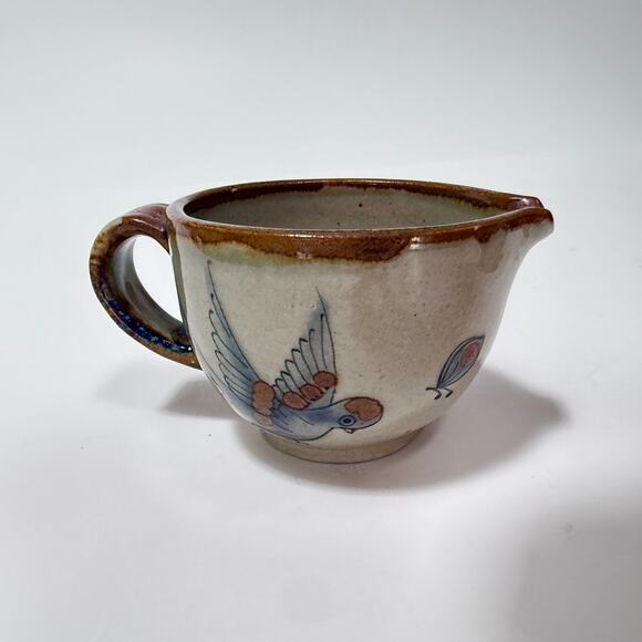 Ken Edwards Tonala Pottery Cream & Sugar Set – Handpainted Vintage Mexico KE - Picture 10 of 11